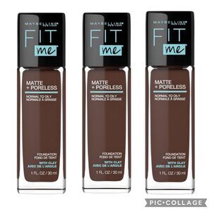 Lot of 3 380 Espresso Maybelline Fit Me Matte Foundation